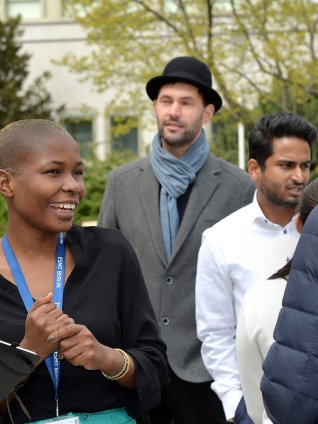 ESMT students on campus