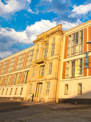 This is a photo of the front of the ESMT Berlin building.
