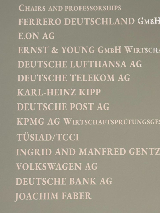 A list of our current supporting companies.