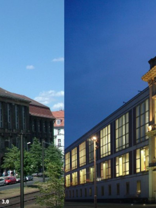 This is the AMC conference header photo, which is of the Humboldt University and ESMT Berlin buildings.