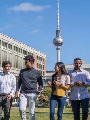 Students on campus
