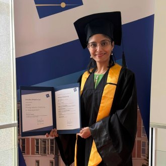 This is a photo of Antulika Bhadouriya