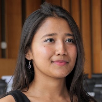 ESMT Berlin Master in Global Management student Antariksha Rajkumari giving an interview