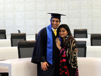 Gaurav Deshpande on graduation day