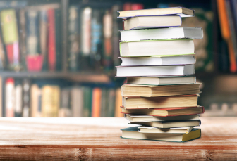 Books on shelf