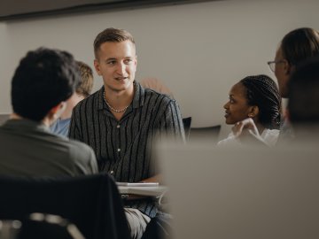 Master's student in class