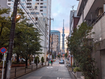 Street view of Tokyo