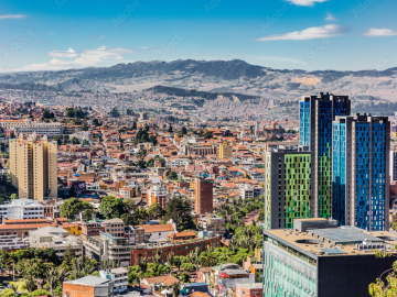 Bogota City Skyline