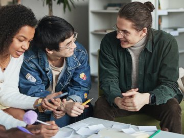 group of students collaborating