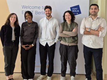 FTMBA student team with Nespresso's Sustainability Manager