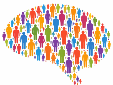 People thinking illustration