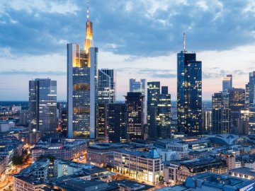 Photo of downtown Frankfurt