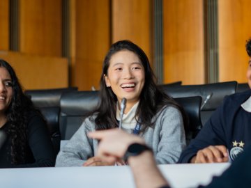 Masters students at ESMT Berlin during a group project