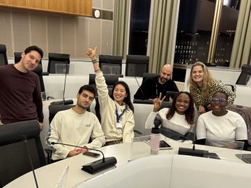 The ESMT Master in Global Management student Yinghan Chen in a careers class