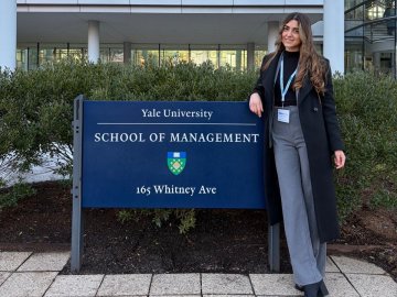 ESMT Part-time MBA student Sophie Khalil on exchange at Yale SOM