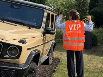 Master in Global Management student Johanna Shulze Thier during her internship with Mercedes-Benz group AG