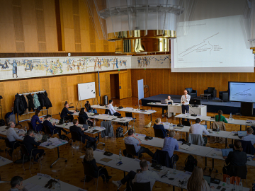 Image of EMBA participants in class