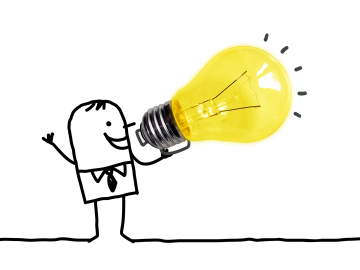 Lightbulb as loudspeaker