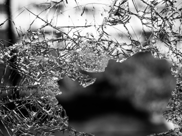 broken glass