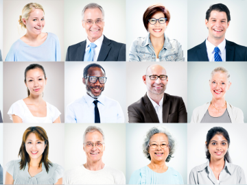 Diverse group of people 