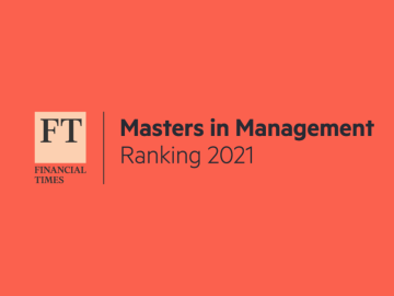 Financial Times logo for Masters in Management ranking 2021