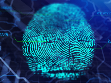 Digital fingerprint background