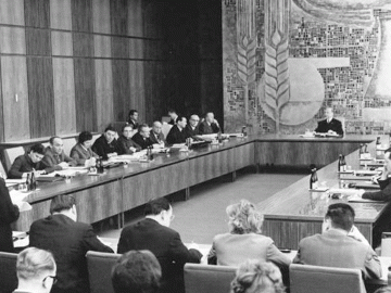 historical image of the former Sitzungsaal