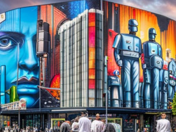 AI generated image of Alexanderplatz, Berlin
