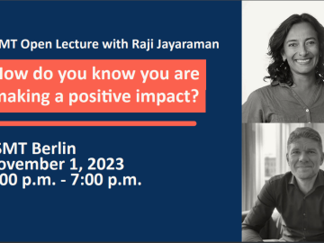 ESMT Open Lecture with Raji Jayaraman