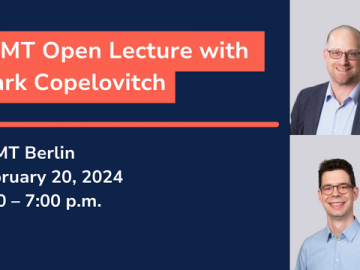 ESMT Open Lecture with Mark Copelovitch