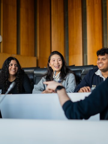 Masters students at ESMT Berlin during a group project