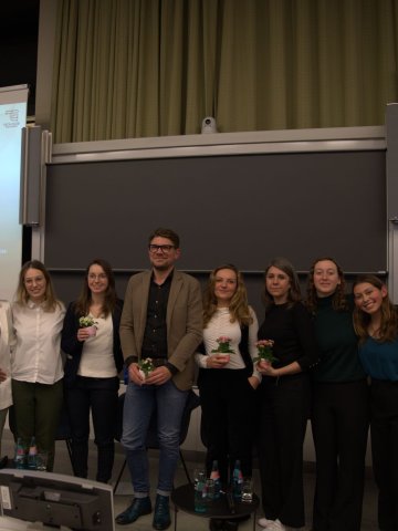 ESMT Master in Global Management student Elise Most and the technology and sustainability panel she helped organize