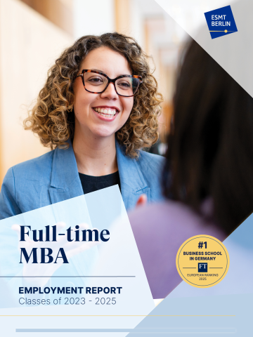 Full-time MBA Employment Report cover