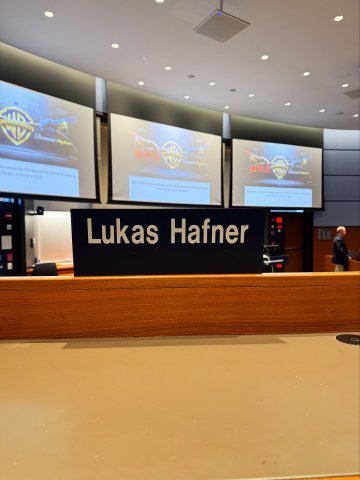 ESMT Master in Global Management student Lukas Hafner's classroom seat during his double degree with Yale SOM