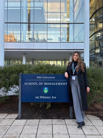 ESMT Part-time MBA student Sophie Khalil on exchange at Yale SOM