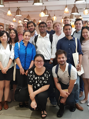 The ESMT Berlin Full-time MBA class of 2019 on a summer trip together