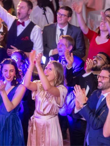 The ESMT Berlin Full-time MBA Class of 2018 at their graduation party