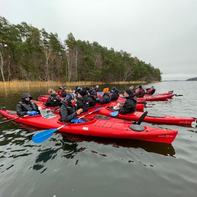 ETP participants during the kayaking actvity