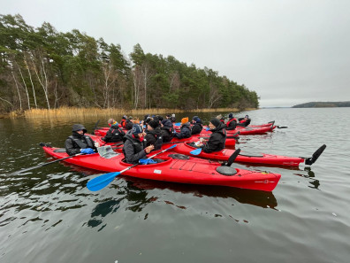 ETP participants during the kayaking actvity