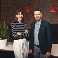 Senvo with her co-founder Ulas