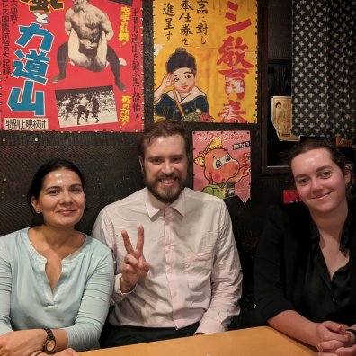 Group of students on the international field seminar in 2024