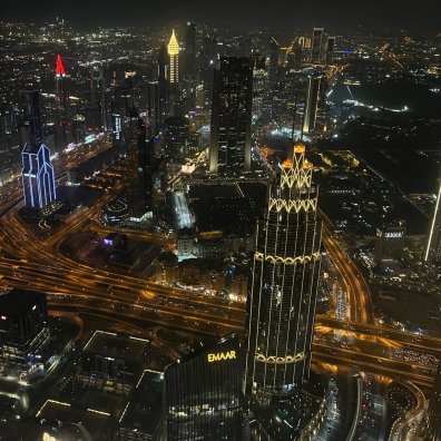 View from the Burj Khalifa in Dubai taken by ESMT student Leif Steen