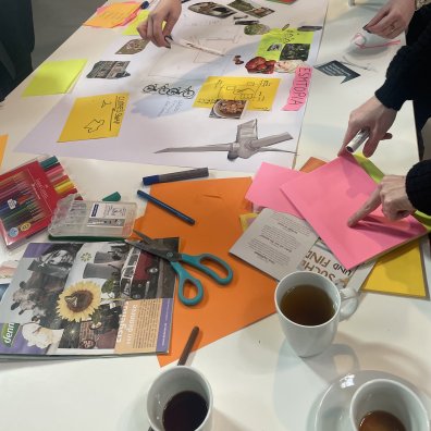 A brainstorming session from the Global Online MBA Berlin Experience Week