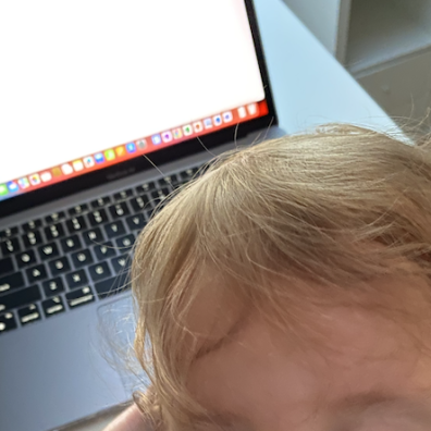 ESMT Berlin Global Online MBA student Jarek Kulik studying while parenting