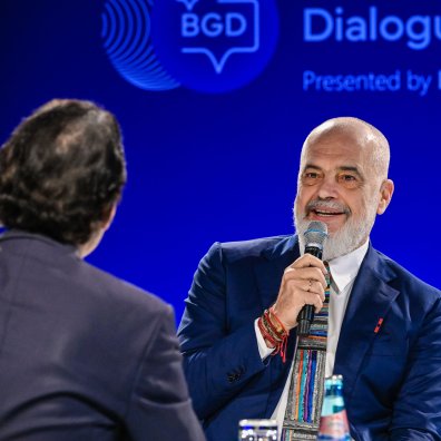 Prime Minister of Albania Edi Rama at the Berlin Global Dialogue 2025 presented by ESMT