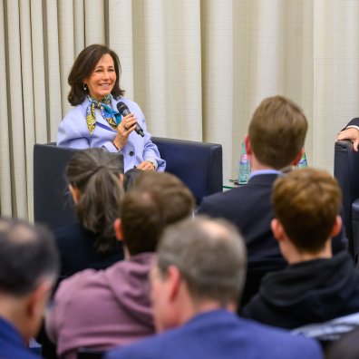 Fireside chat with Ana Botin, executive chair of Banco Santander and Dr. Andreas Dombret, former board member of Deutsche Bundesbank