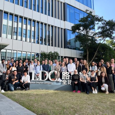The ESMT Berlin Part-time MBA students on a company visit to the Louis Dreyfus Company (LDC) while on the International Field Seminar to China