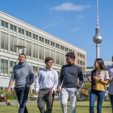 Students on campus