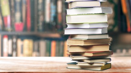 Books on shelf