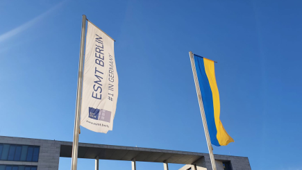 ESMT and Ukraine flag